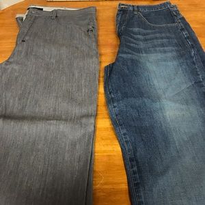 Two pair Sean John  jeans 40 and 42 in waist
